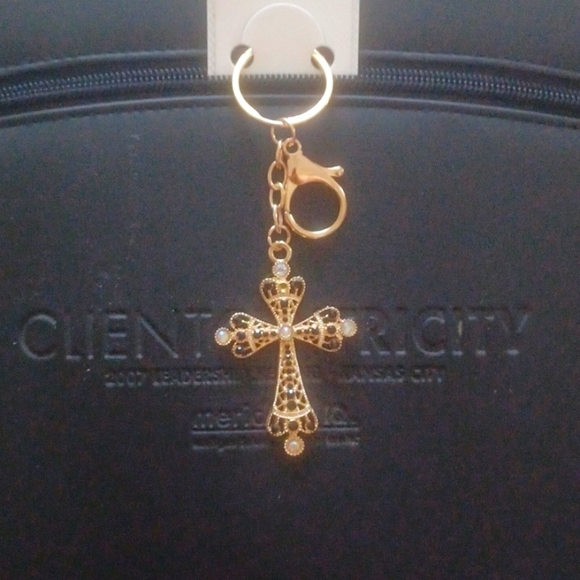 FashionJewelry Accessories Nwt Cross Purse Charm Key Chain Poshmark
